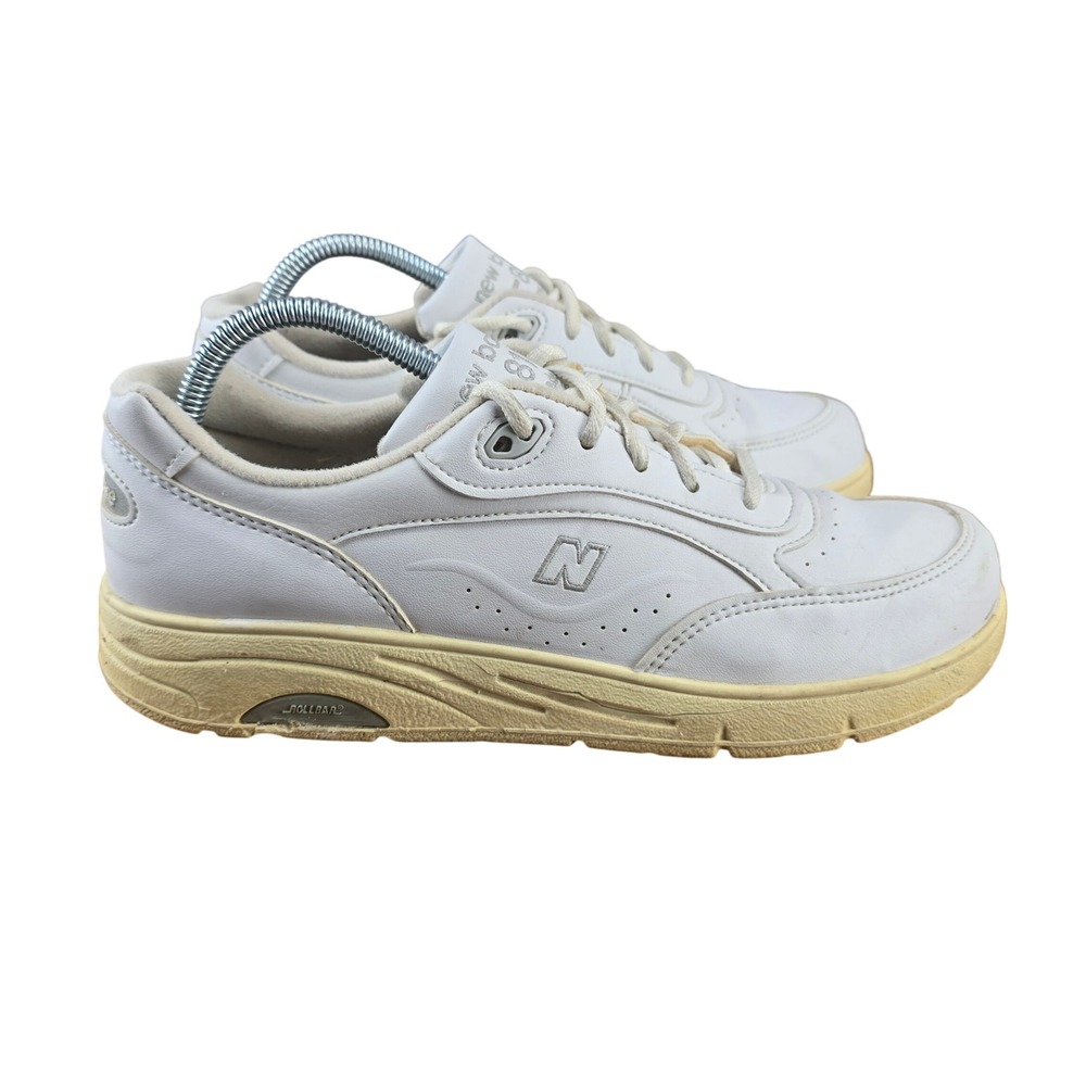 New Balance WW811WT White Leather Walking Shoes Sneakers‎ Womens Size 10